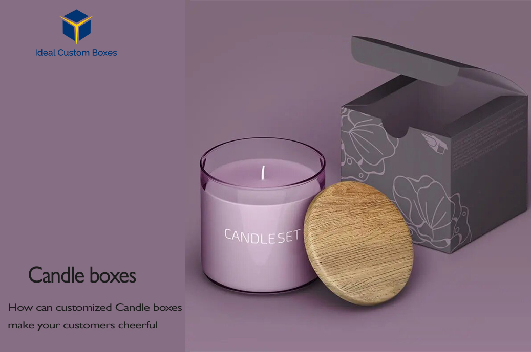 Beautiful Candle Packaging Boxes