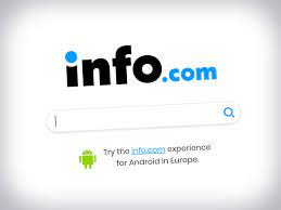 What is info.com, the search engine soon to appear on all Android devices in Europe?
